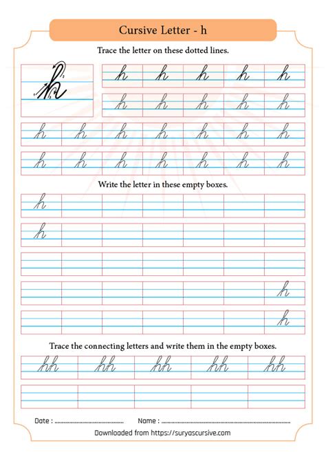 cursive letter   lowercase suryascursivecom