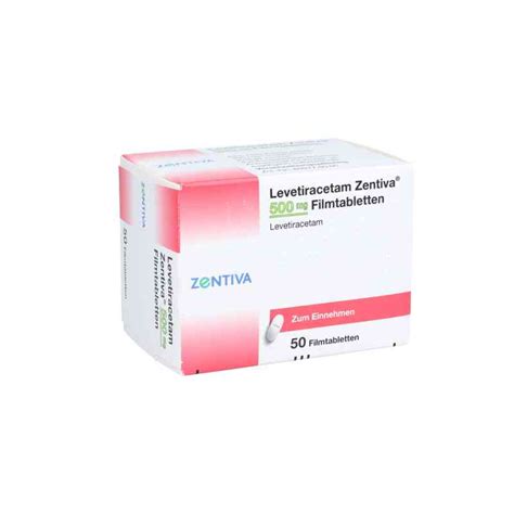 Levetiracetam Zentiva 500 Mg Filmtabletten 50 Stk