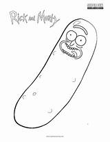 Rick Pickle Morty Coloring Pages Color Sketch Printable Superfuncoloring Fun Super Getcolorings Template sketch template