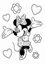 Minnie Mouse Coloring Pages Baby Printable Kids sketch template