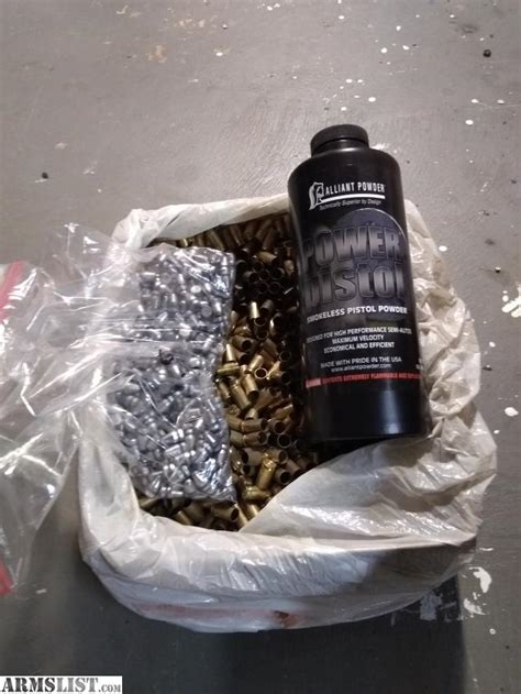 armslist  sale powder  bullets   rounds  mm brass
