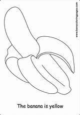 Yellow Coloring Pages Toddlers Printable sketch template