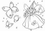 Fate Stampare Colorkid Fata феи раскраска фея распечатать бабочки маленькая sketch template