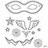 Superhero Mask Coloring Printable Masks Pages Hero Super Minecraft Supercoloring Marvel Templates Drawing Crafts Steve Categories sketch template