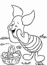 Winnie Pooh Knorretje Coloriage Paques Paaseitjes Walt Pasen Ferkel Colorat Piglet Pages Pasqua Puuh Planse Ostern Malvorlagen Ausmalbilder Kleuren Disegno sketch template