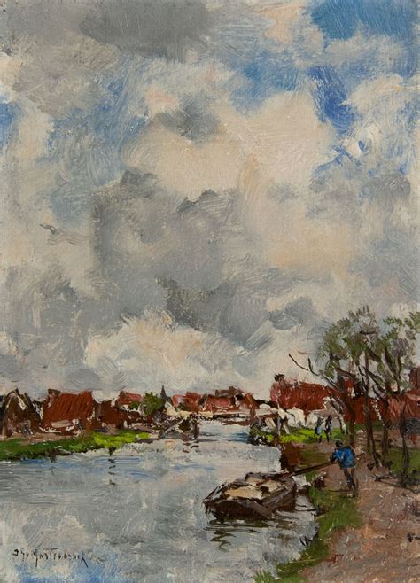 johan hendrik van mastenbroek paintings prev  sale trekvaart canal