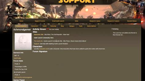 guild launch tutorial updating user profiles youtube