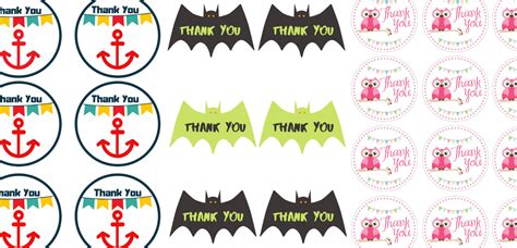 party favor label printables diy thought