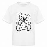 Shirt Bear Coloring Shirts Kids Teddy Color sketch template