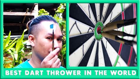 dart thrower   world  skit youtube