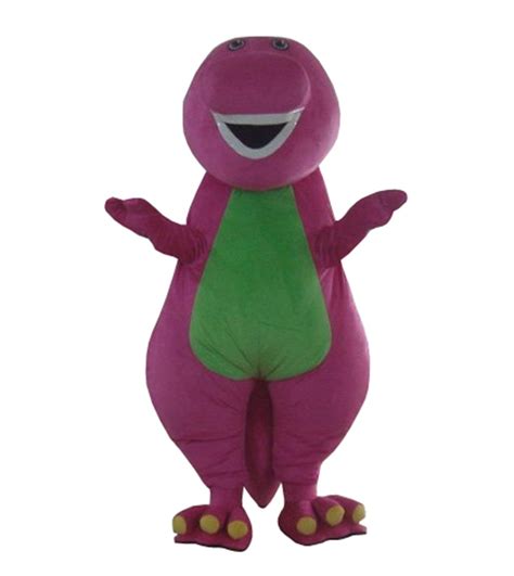high quality adult barney cartoon mascot costumes cosplay