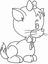Kittens Gatinhos Chaton Coloriages Imagens Gatinho Printable Animais sketch template