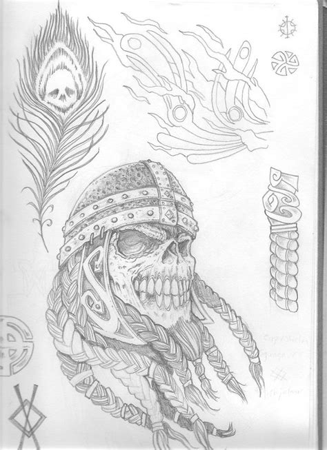 viking skull tattoos viking skull skull tattoos head tattoos