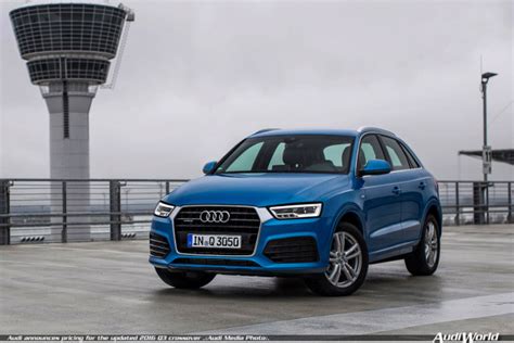 audi announces pricing   updated   crossover audiworld