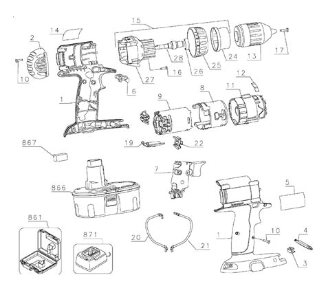 dewalt dw type  parts list dewalt dw type  repair parts oem parts  schematic diagram