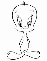 Tweety Coloring Tunes Bird Looney Pages Printable Drawing Color Cartoon Popular Coloringhome Comments sketch template