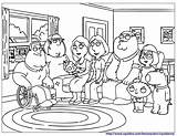 Coloring Guy Family Pages Printable Kids Cartoon Coloring4free Colouring Sheets Color Book Chris Visit Print Printables Adult Books Adults Popular sketch template