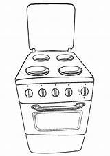 Appliances Coloring Pages Coloringway sketch template