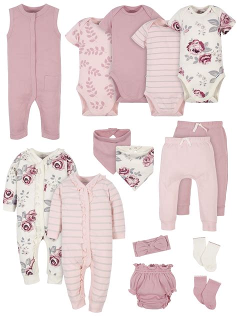modern moments modern moments  gerber baby girl baby shower layette