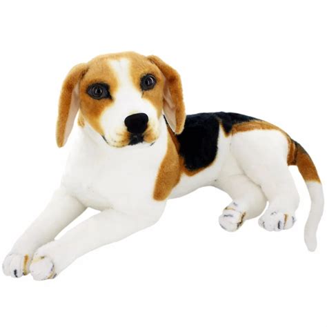 jesonn giant realistic stuffed animals dog beagle big plush toys puppy
