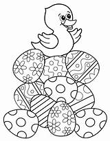 Easter Coloring Pages Kids Eggs Fun Color Duck Colouring Sheets Printables Printable Egg Bunny Themed Print Crayola Da Getcolorings Top sketch template
