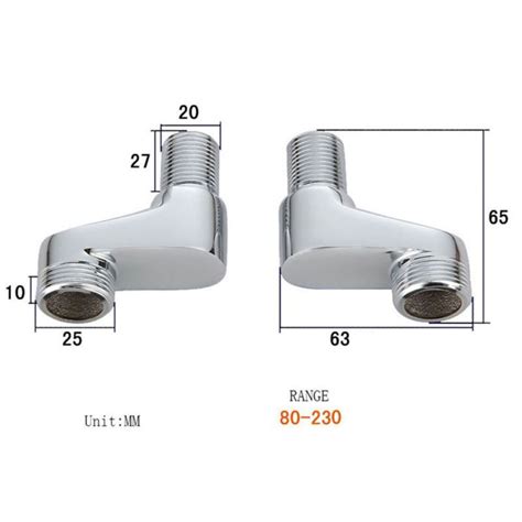 chrome lengthen faucet accessories faucet adjustable swing arms