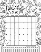 Calendar May Printable Kids Coloring 2021 Woojr Colouring Pages Children Adult Choose Board Templates sketch template