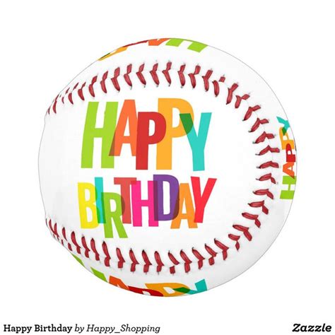 happy birthday baseball zazzlecom   happy birthday baseball