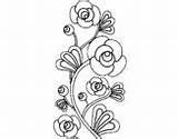 Rose Garden Coloring Coloringcrew Dibujo sketch template