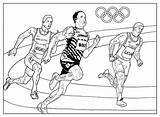 Olympiques Athlétisme Athletisme sketch template