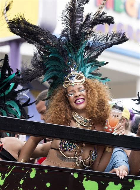 rihanna carnival festival barbados august 2015 popsugar celebrity photo 2