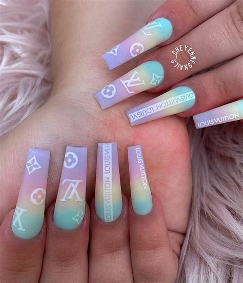 21 Trendy Summer Nails Ideas Hot Acrylic Blue Coffin Nails Design