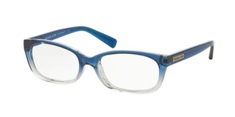 michael kors eyeglasses mk 8020 3122 blue clear gradient 53mm walmart