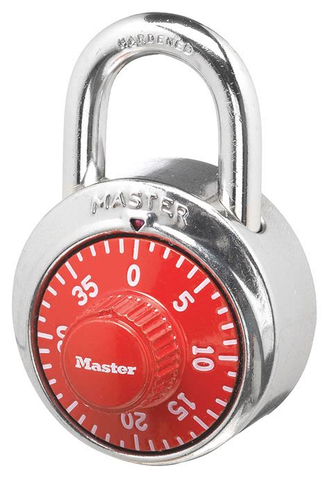 master lock combination padlock single preset front dial location