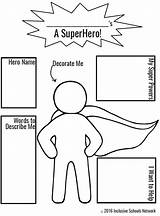 Inclusion Isw Superheroes Compilation Breaker sketch template