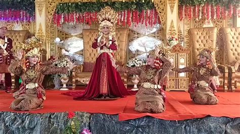 Tari Pagar Pengantin Adat Palembang Sumatera Selatan Youtube