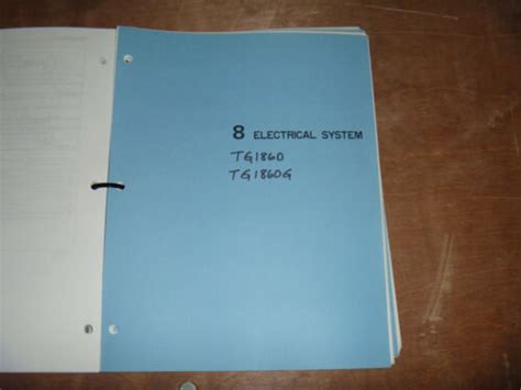 kubota tg tgg lawn garden tractor electrical wiring diagram manual ebay