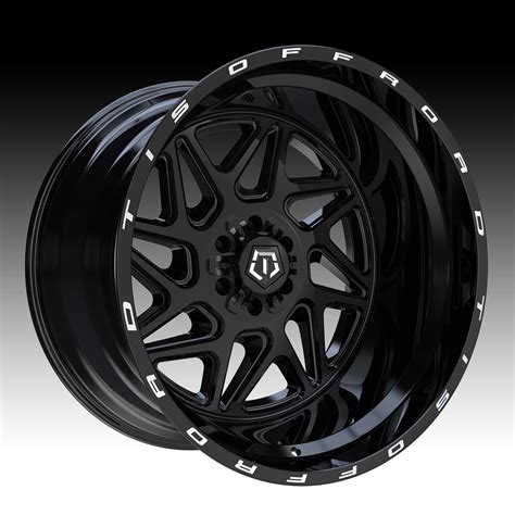 tis wheels  gloss black custom truck wheels  tis custom