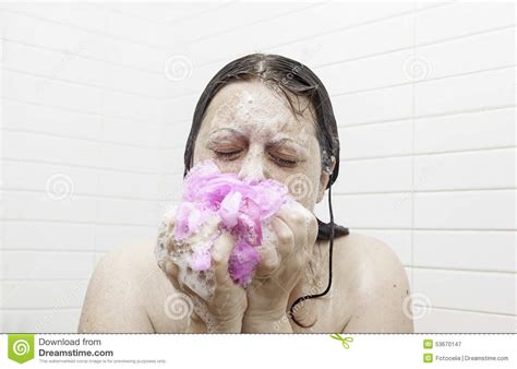 Girl Soaping Stock Image Image Of Drop Health Body 53670147