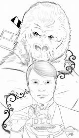 Linearts Colorable Part Hannibal Collaborations Dozens Doing Will sketch template