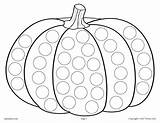 Coloring Pages Thanksgiving Pumpkin Dot Fall Printables Do Painting Kids Printable Sheets Activities Halloween Preschool Worksheets Pumpkins Color October Crafts sketch template