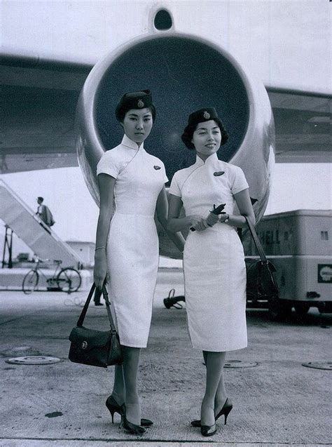 1962 boac air stewardess cheongsam qipao cheongsam dress