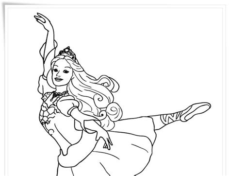 barbie    dancing princesses coloring pages thousand