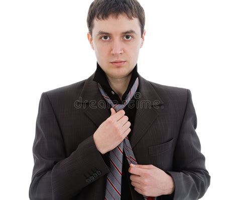 young man   suit tie  tie stock image image  standing