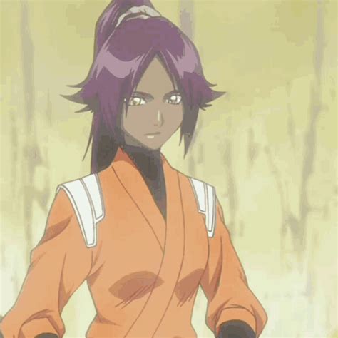 Yoruichi Bleach Anime Stripping Clothes Hot Spring 