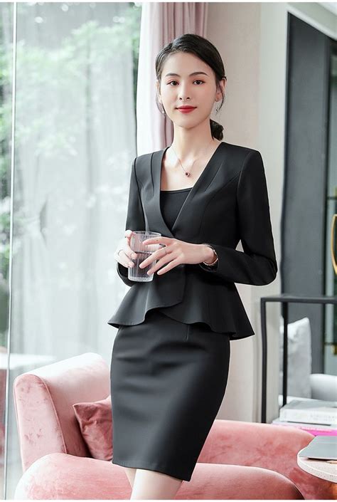 2021 Spring Japanese Women Blazers For Office Wear With Skirt Suit