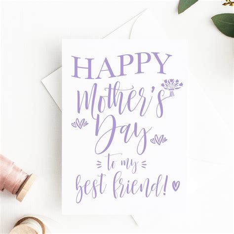 happy mothers day    friend card  printable pretty