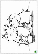Pig Peppa Coloring Pages Swimming Resolution sketch template