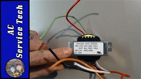 volt hvac transformer wiring diagram