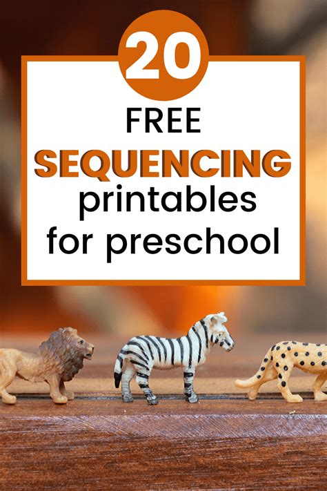 printable sequencing cards  preschoolers